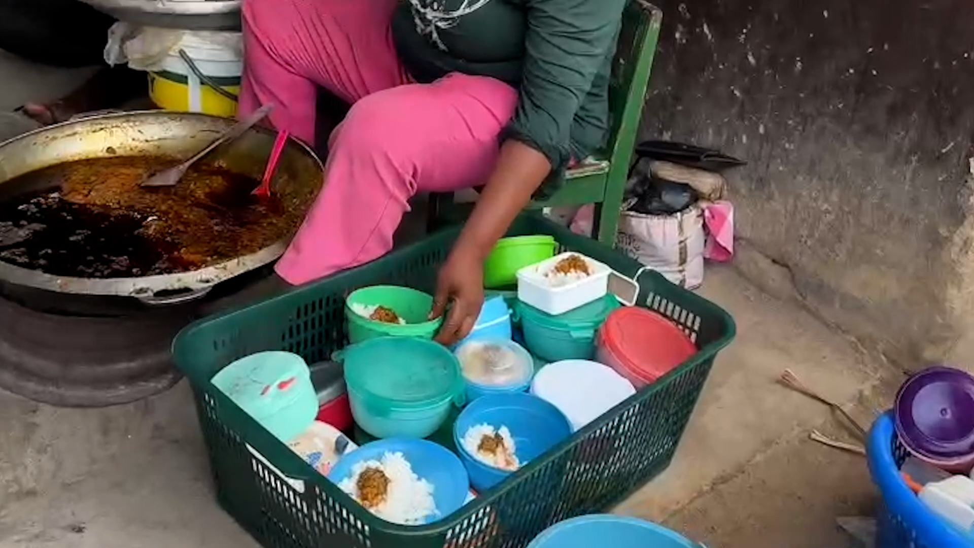 Nutrious food prep for school children Ghana
