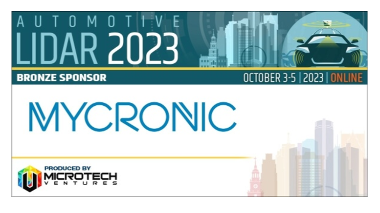MRSI Mycronic to present at Automotive LIDAR 2023